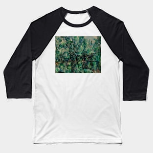 The Machefer Island Bridge in Saint-Maur-des-Fosses by Paul Cezanne Baseball T-Shirt